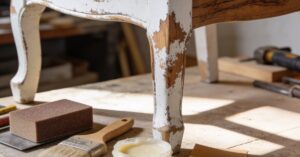 Postarzanie mebli: jak postarzyć meble farbą i woskiem w stylu shabby chic